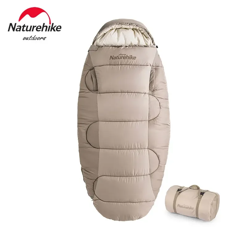 

Naturehike-Outdoor Camping Sleeping Bag, Washable, Warm, Imitation Feather, Cotton, Fall, Winter