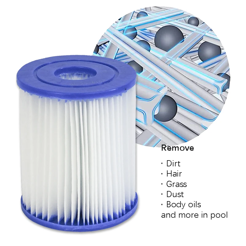 Swimming Pool Filter Cartridge Type I 58093 Suitable for 330 Gallon Pool Pump Filter 4pcs