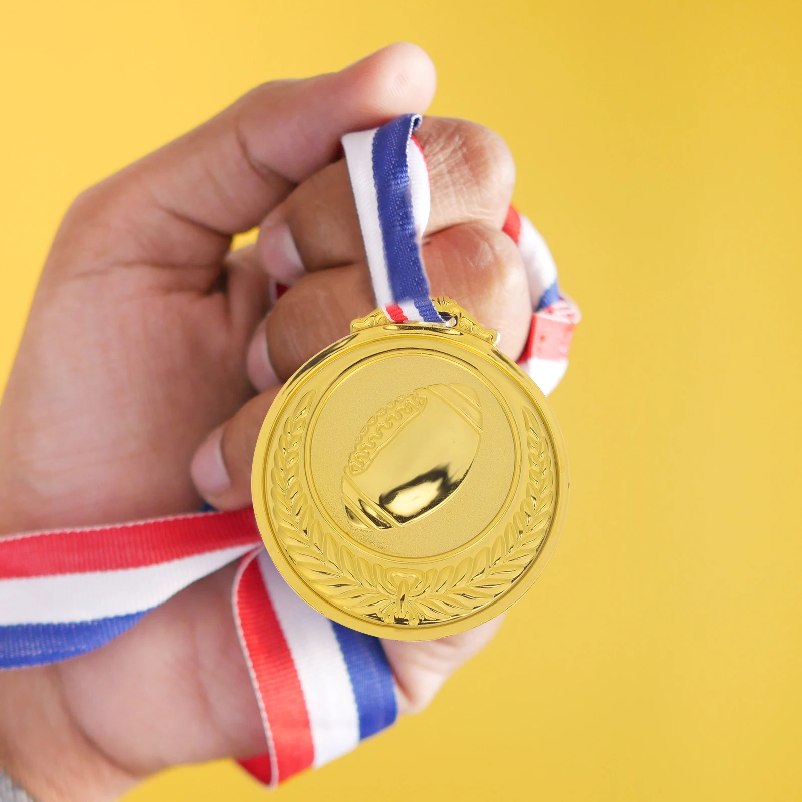 

6Pcs Olive Medals Durable Hanging Sports Medal Award for Kids Competition Party Reward Accessories Fake Medal Medals for Kids