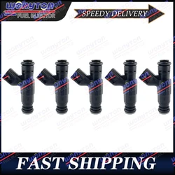 5Pcs 0280158096 Fuel Injectors For B5254T3 2.5L Volvo C30 C70 S40 S60 V50 L5
