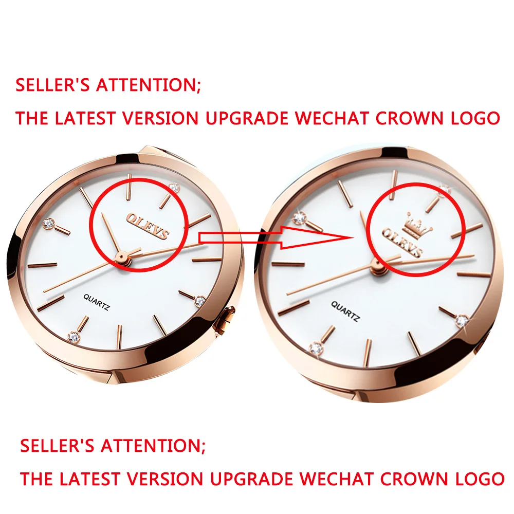 OLEVS Creative Fashion Women Watches Rose Gold Ladies Bracelet Watches Reloj Mujer Waterproof Quartz Watches Women Black