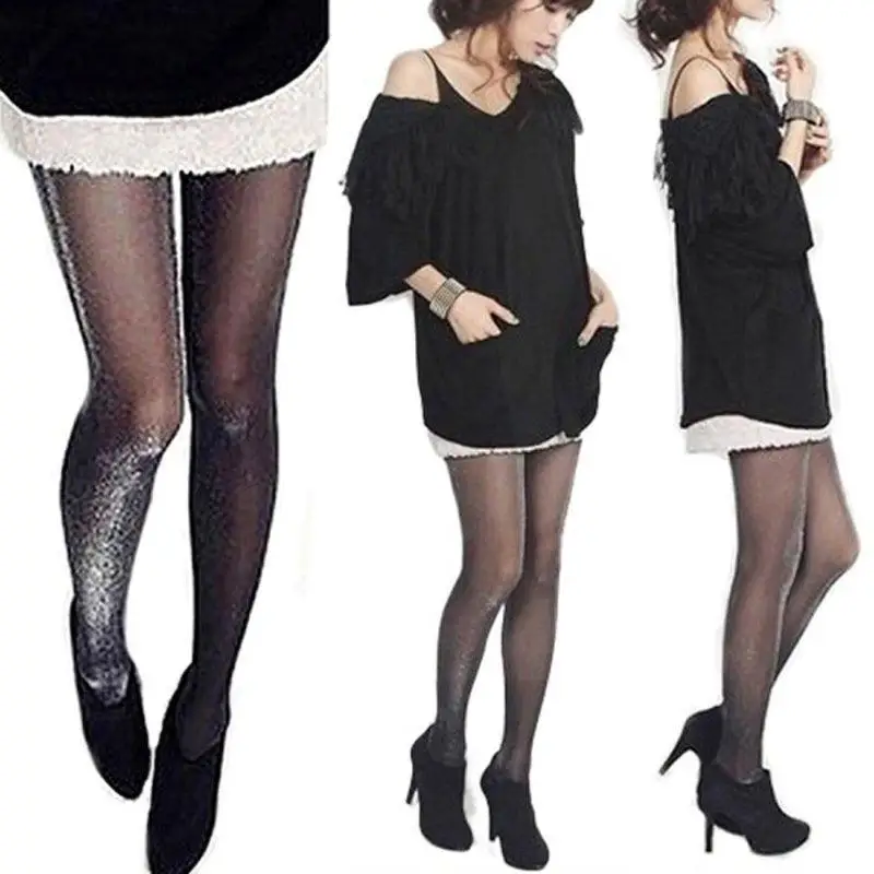 Summer Sexy Charming Shiny Pantyhose Women Glitter Stocking Girls Lady Glossy Collants Tights