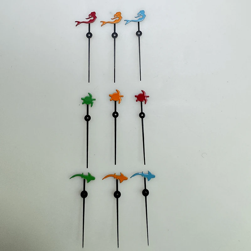 High Quality Modified NH35 Colorful Mermaid/Turtle/Shark 12.5mm Watch Hands Watch Accessories for NH35/NH36/4R/7S Movement