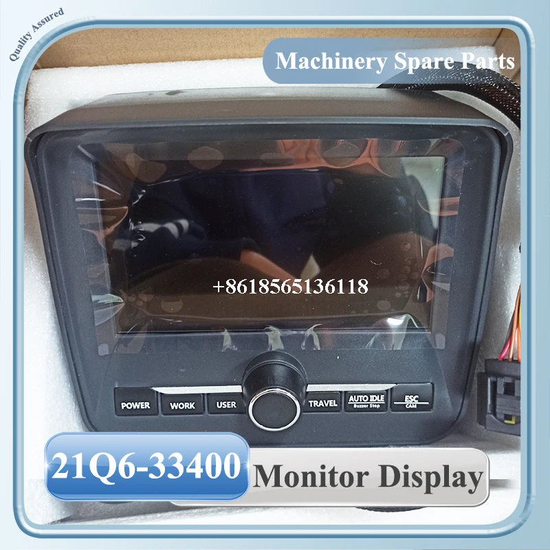 21Q6-33401 21Q6-30103 21Q6-33400 Monitor Display Gauge Panel for R140-9 R210-9 R220-9 R250LC-9 R300-9 Excavator