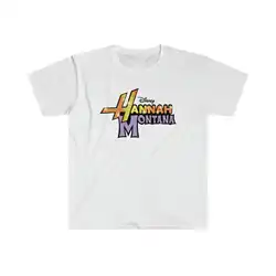 Hannah Montana Miley Cyrus Logo T Shirt