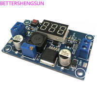 LM2596 DC-DC adjustable step-down module with voltmeter display