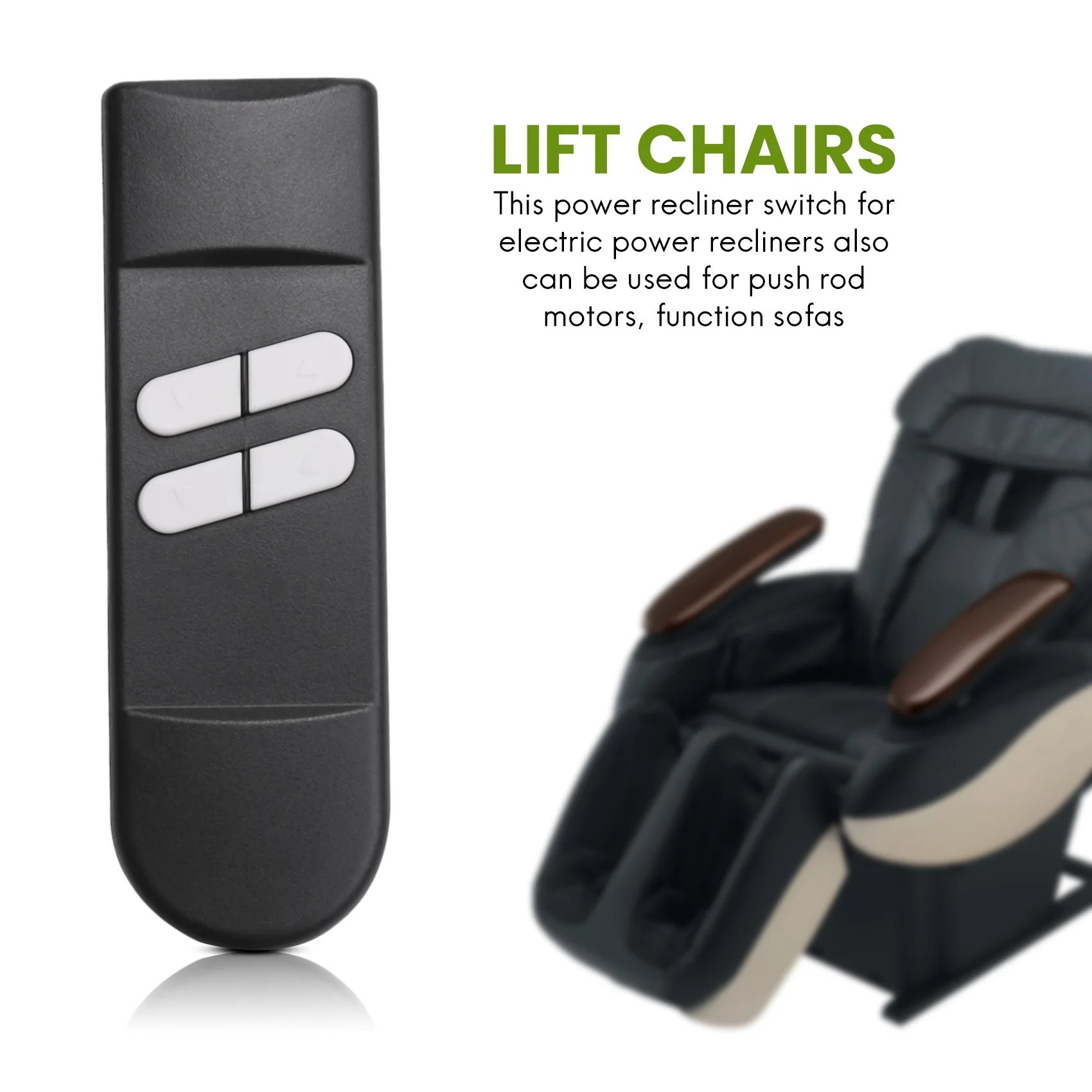 A19F-Electric Recliner Chairs Controller 4 Button 5 Pins Hand Switch For Home Appliance Adjustable Bed Lift Chairs Recliners