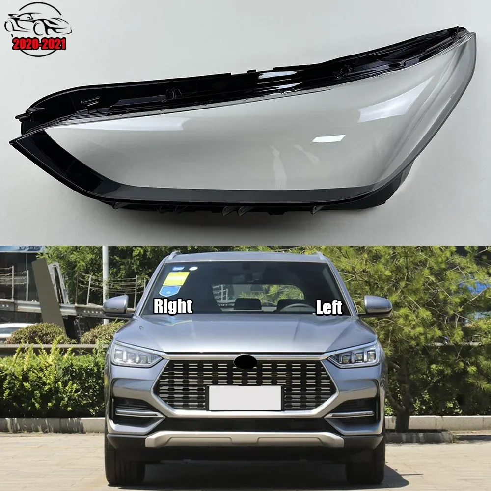 

For BYD Song Plus 2020 2021 Car Replacement Headlight Glass Headlamp Transparent Lampshade Lamp Shell Auto Lens Cover
