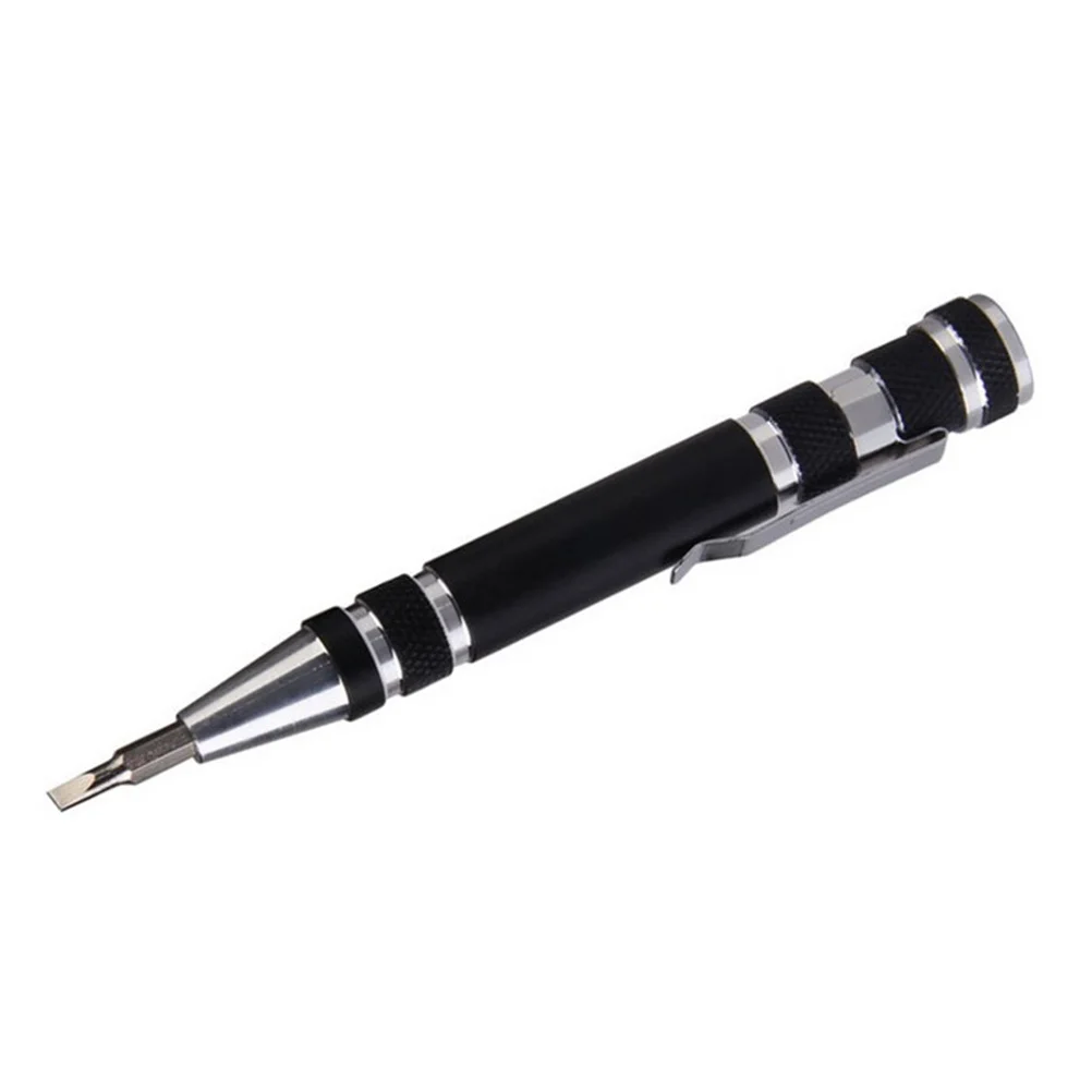 

Multifunction Screwdriver Pen Compact Aluminum Precision Tool For Phone Repair Portable Clip Style Handheld Set