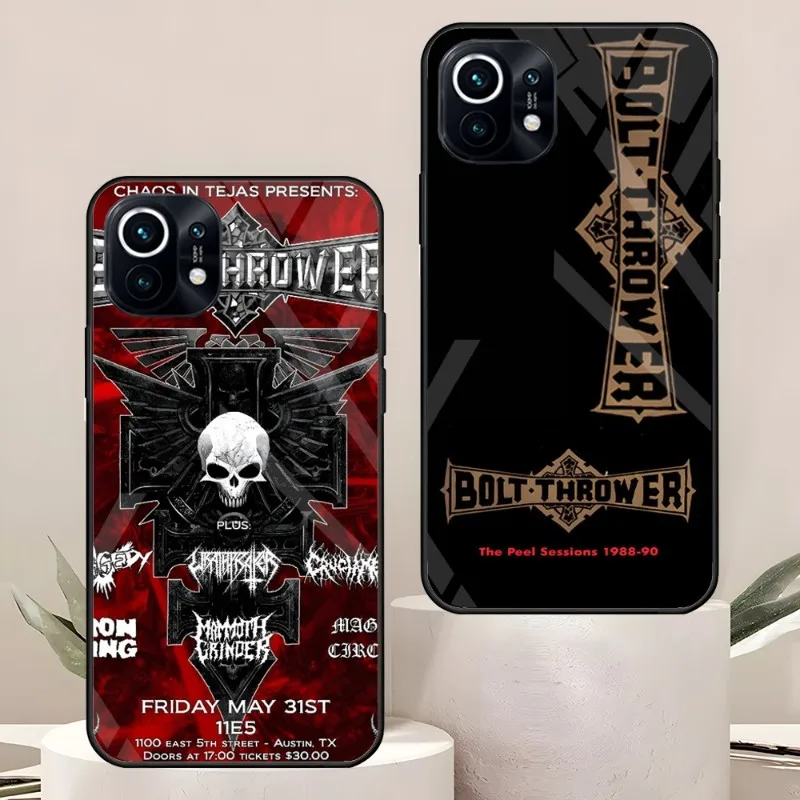 Luxury Ins Bolt Thrower Phone Case For Xiaomi 11 13 12 Pro X T Lite POCO F3 S Note 10 S 8 A 9 Redmi Tempered Glass Coque