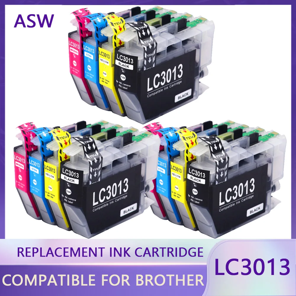 compativel para o irmao lc3013 lc3011 cartucho de tinta terno para mfc j491dw mfc j497dw mfc j690dw mfc j895dw 01