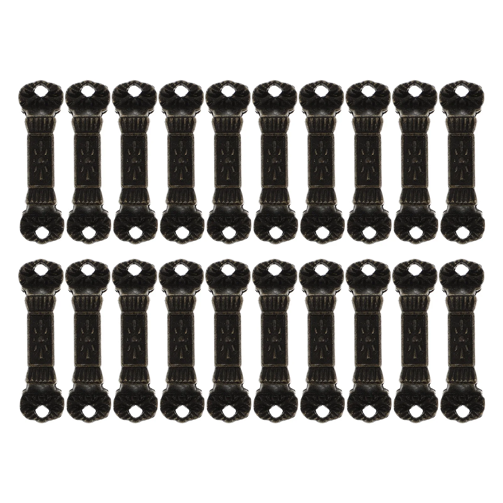 

1Set Retro Zinc Alloy Drawer Handles Bronze Decorative Cabinet Pulls Vintage Wardrobe Knobs Furniture Pulling Handles