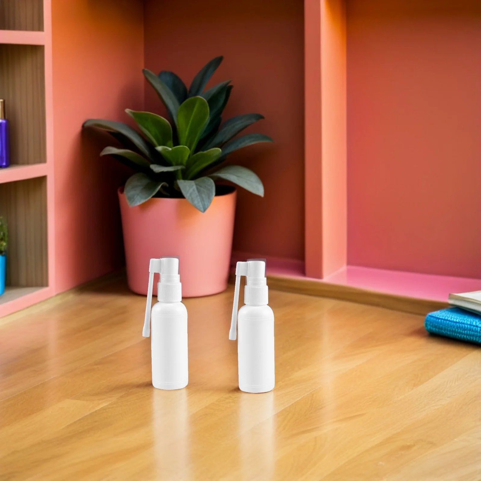 10 قطعة 20 مللي زجاجة رذاذ فارغة مدمجة مانعة للتسرب مناسبة للسفر بخاخ رذاذ لتخزين السوائل على الزجاجة #4