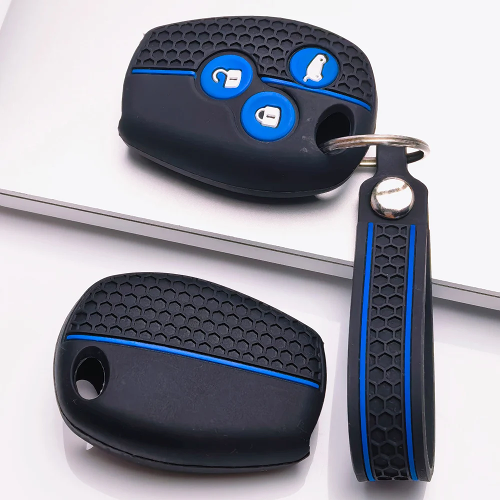 Pour Renault Clio Trafic Twingo Kangoo Master Modus Pour Dacia Duster Sandero Étui pour clés avec sangle fine Utilisation quotidienne sécurisée