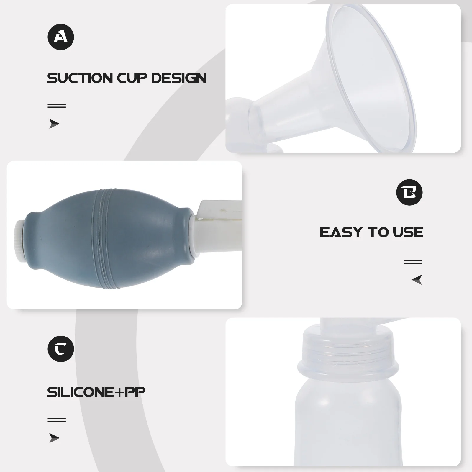 1Set Practical Simple Breast Milk Container High Safety Standards Ideal for Outdoor Activities and Travel