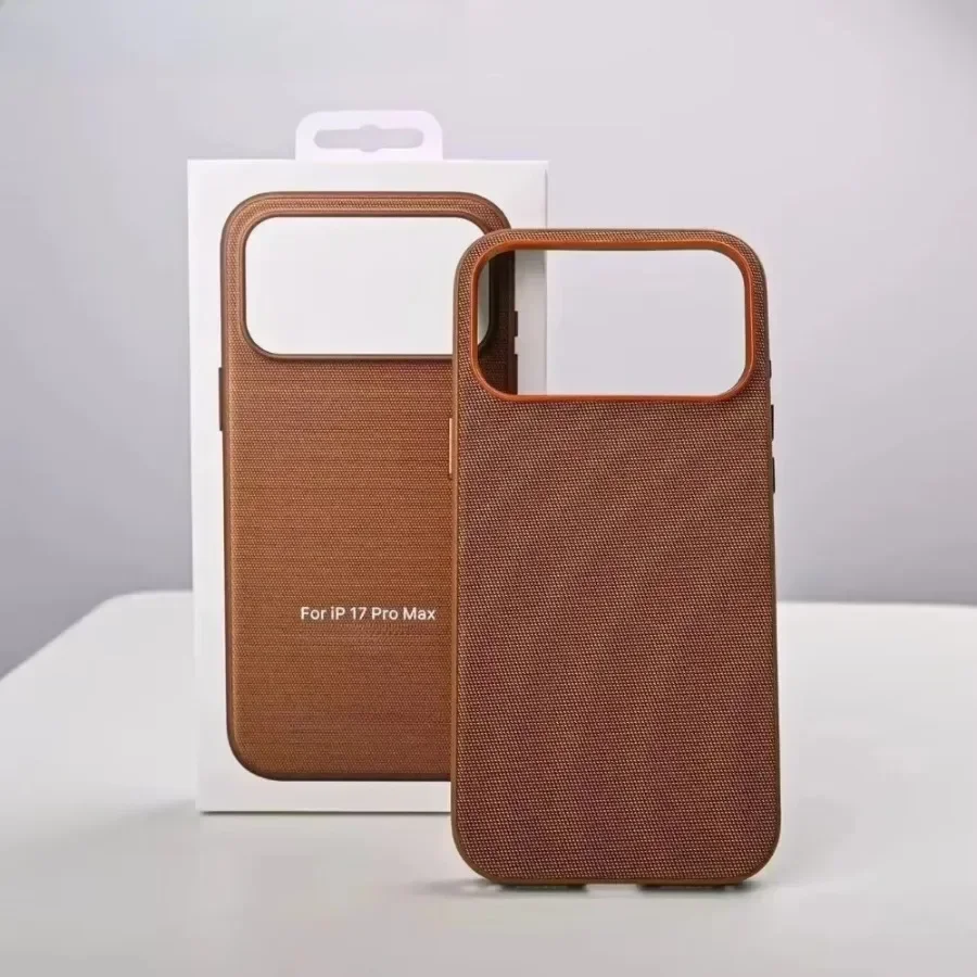 New Original Technology Woven Magnetic Case For iPhone 18 Pro 17 16 15 14 13 Pro Max For Magsafe Wireless Charger Official Cover