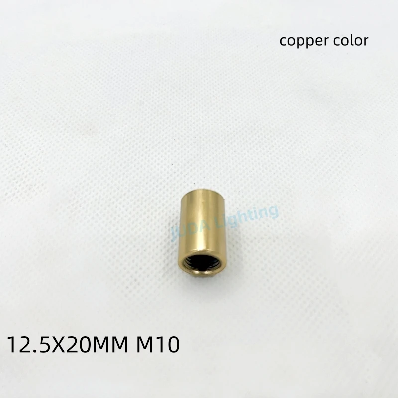 M10 Adapter Tube M10 Internal Tooth Connecting Tube Lamp Thread Tube Metal Thread Tube M10 Inner Thread Rod Iron Hollow Tube