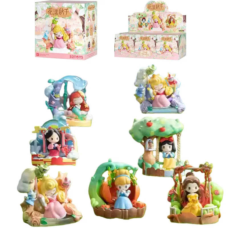 

52TOYS Disney Princess D-baby Flower Swing Series слепая коробка принцесса слепая коробка аниме фигурка детские игрушки Gues Mystery Box подарки