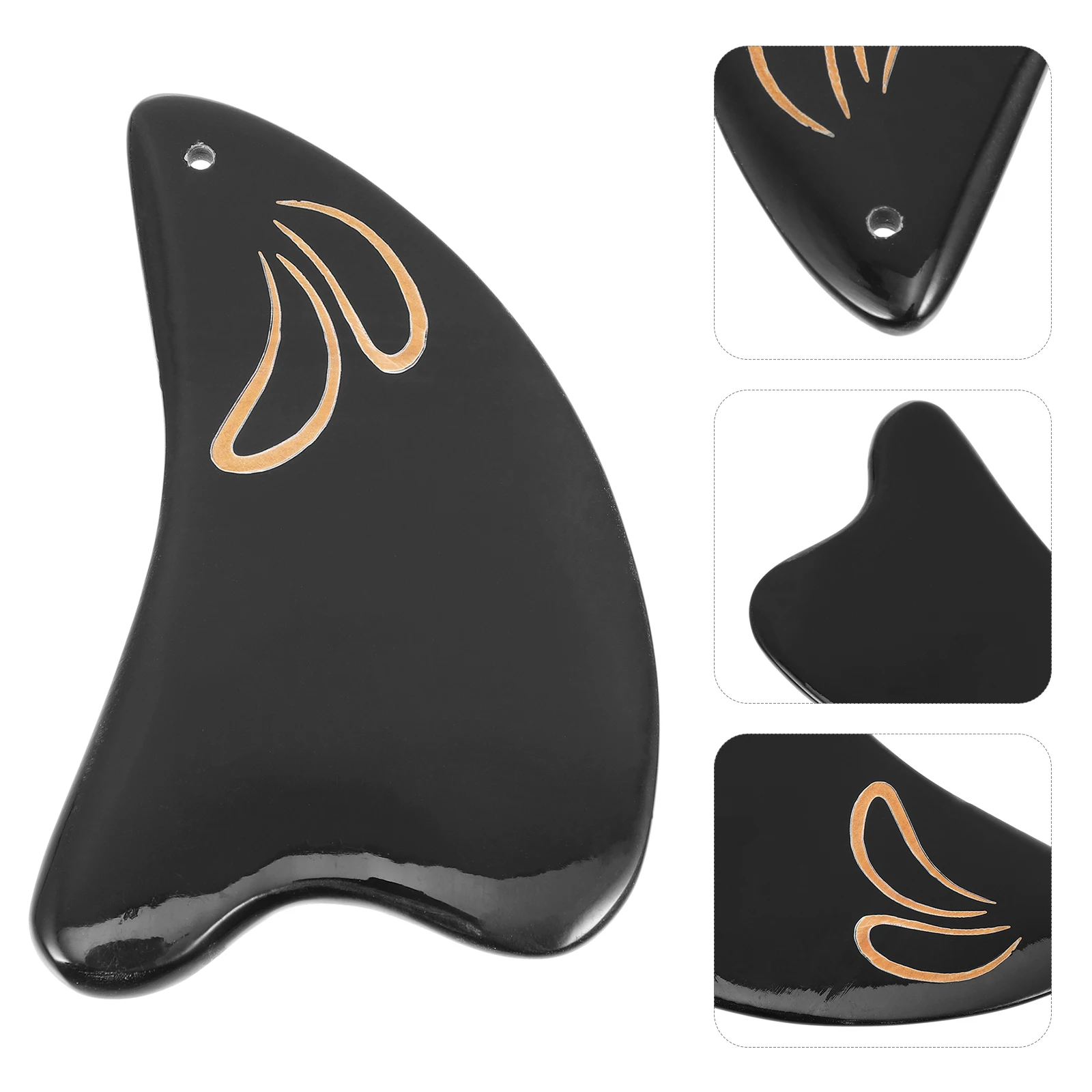 أداة احترافية للوجه من جواشا، مادة عالية الجودة، مكشطة تدليك محمولة بحافة ناعمة للوجه والرقبة والكتف ووشا #2