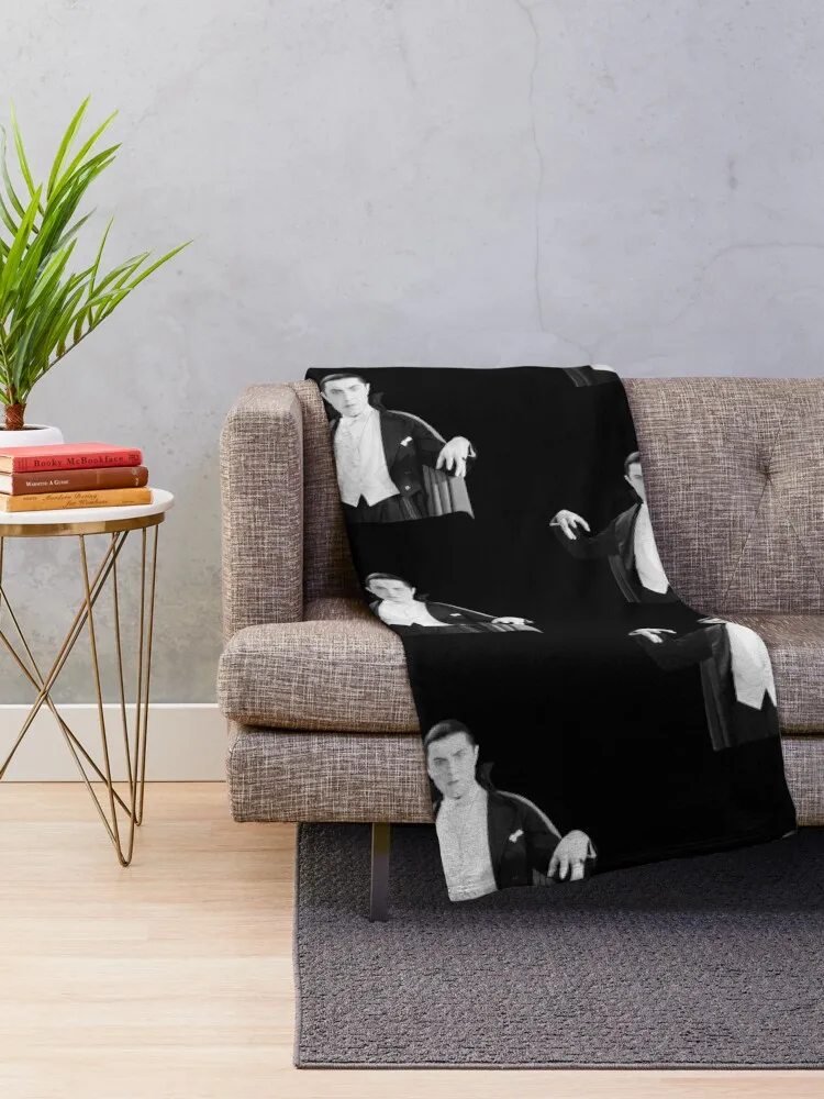 Dracula Bela Lugosi Throw Blanket Flannels Decorative Sofa Thermal Sofa Quilt Blankets