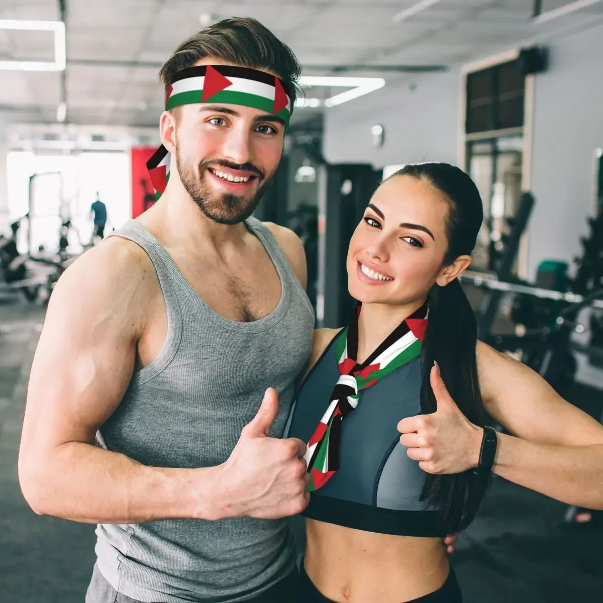 Bandanas para la cabeza con bandera, diadema deportiva para correr, tenis, Karate, atletismo, estilo breve