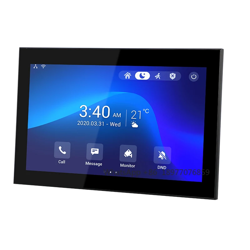 Sunworld YC-SM14P 14 Inch Flush Mount Tuya KNX Zigbee Smart Home Dashboard Touch Control Panel