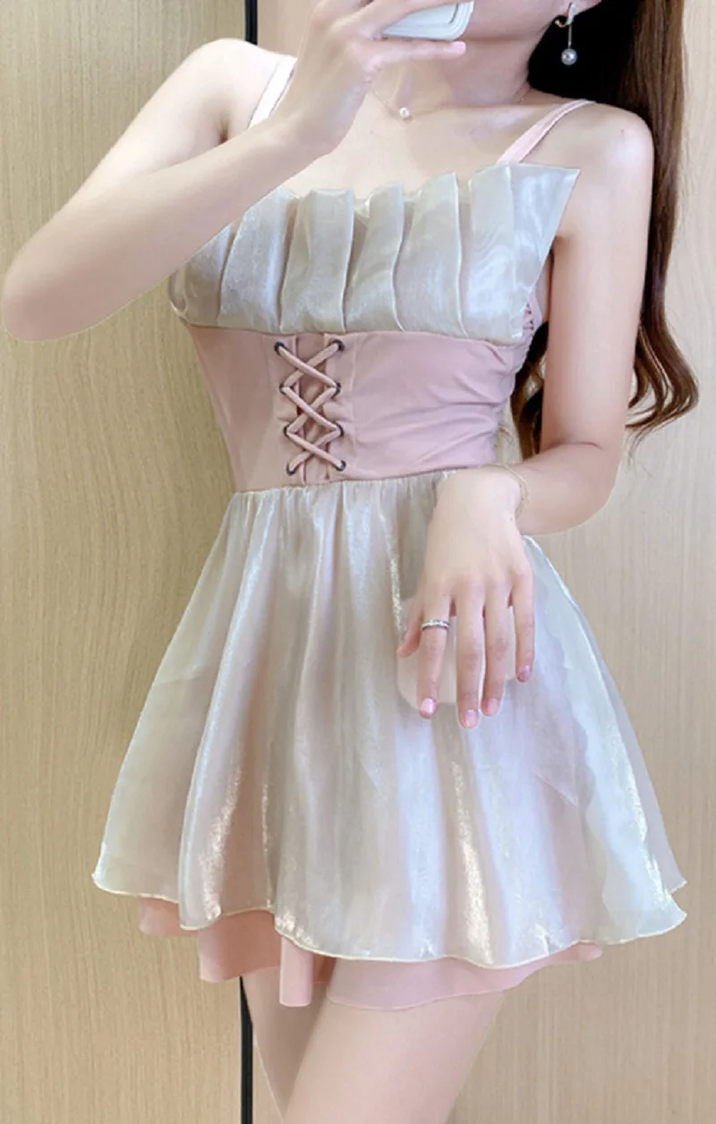 

Роскошный слитный купальник в Корейском стиле, боксеры-Угловые консервативные облегающие монокини для живота, сексуальные весенние купальники для женщин