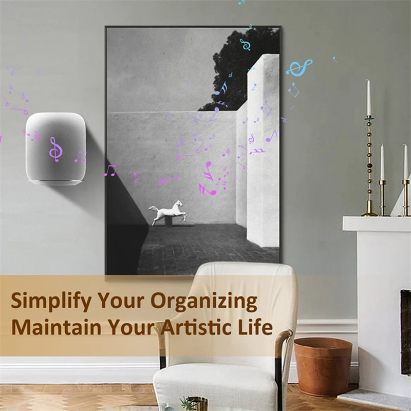 New-Aluminum Homepod 2 Homepod First Version Wall Mount Non-Scratch Bracket Holder For Smart Speaker Homepod 2 Accessories
