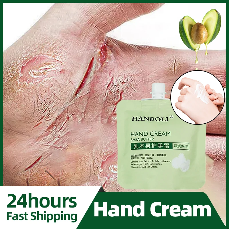 

Hand Cream Moisturizing Whitening Avocado Lotion Hands Dry Cracked Repair Anti Foot Drying Crack Wrinkle Removal Skin Care