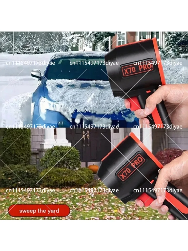 1500W Brushless Turbo Fan 70MM High Speed Jet Blower 2800g Thrust Powerful Air Duster for Car Cleaning Snow Removal