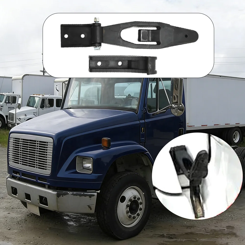 

Truck Hood Latch Assembly Lock Kit for Freightliner FL106 FL112 FL50 FL60 FL70 FL80 1994-2005 Left Hand Drive 315-5206