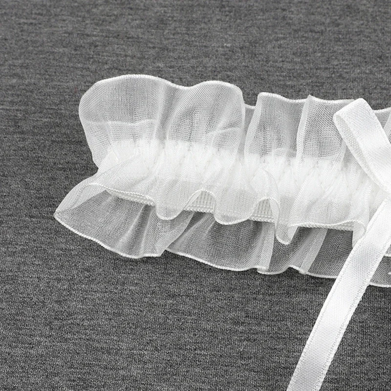 여성용 활 레이스 가터 벨트, 나비 매듭, 꽃 다리 고리, 웨딩 가터