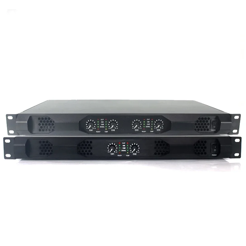 Home party professional power amplifier 4 channels K4-450 450 watt digital 1u class d amplifier