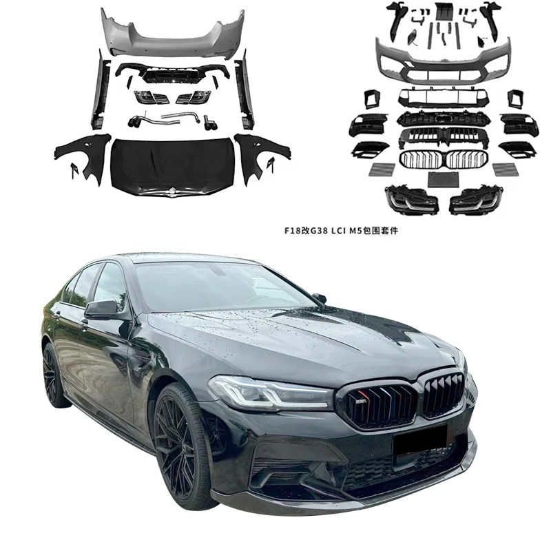 

Easy Installation for BMWs 5 Series F10 2011-2017 Upgrade G30/38 M-Tech Style High Quality Body Kit Front and Rear Bumpers