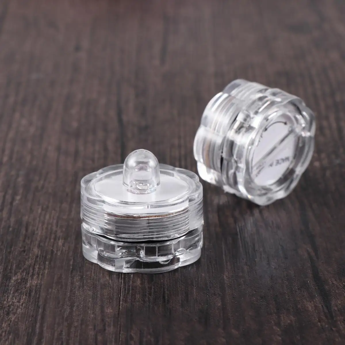 6 velas impermeables sin llama, luces de té, pez Betta falso