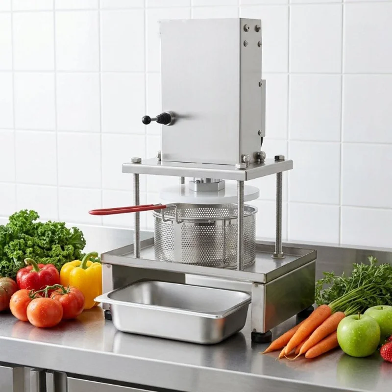 Stainless Steel Water Extruder for Vegetable Dumpling Stuffing Water Squeezer Wine Slag Separation Machine