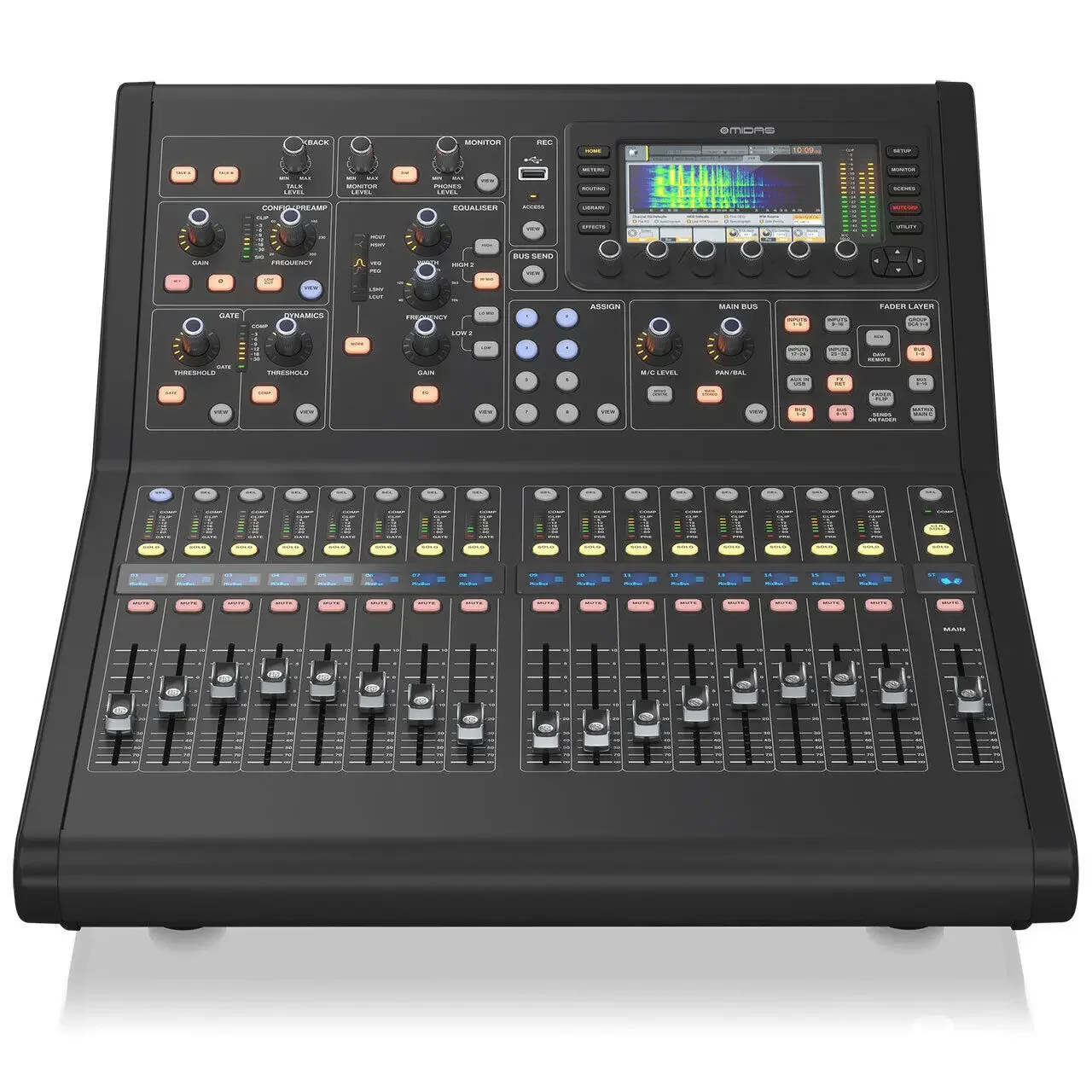 

High Quality Sales On New Midas M32R Live Digital Mixer + DL32 Stage Box + 150' Cat5 Network Cable