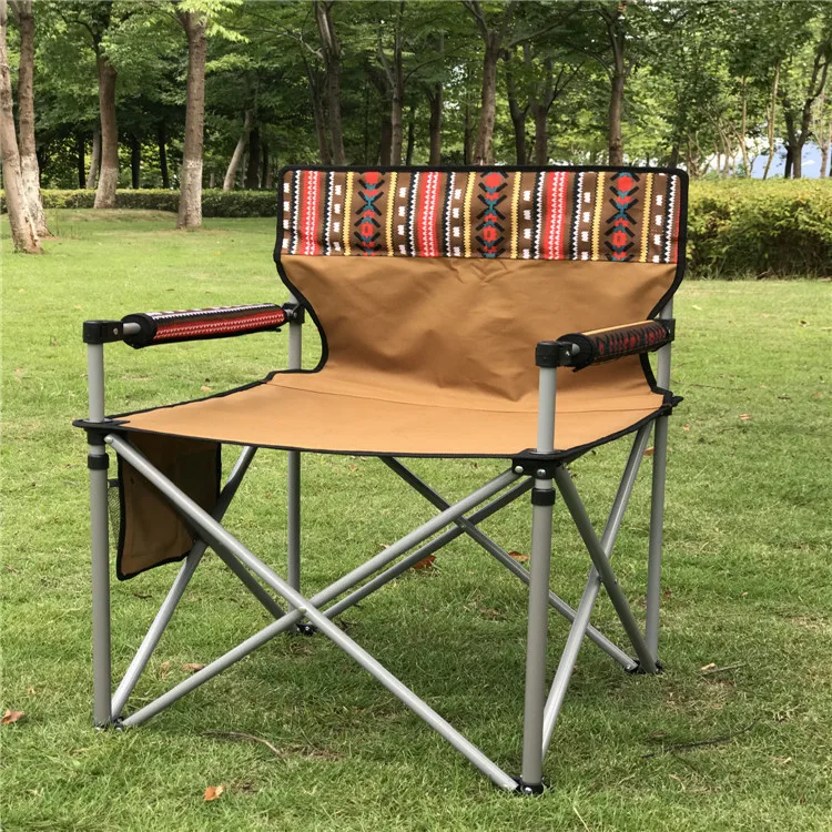 

New director chair audio-visual chair portable outdoor leisure beach camping fishing large storage bag folding