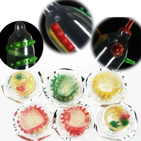 3BOX/SET Vibratorr Sleeve Sensitive Orgasm Natural Latex Condomss Dotted Ribbed Clit Stimulate Vaginal Ultra Thin sexx Toy for man