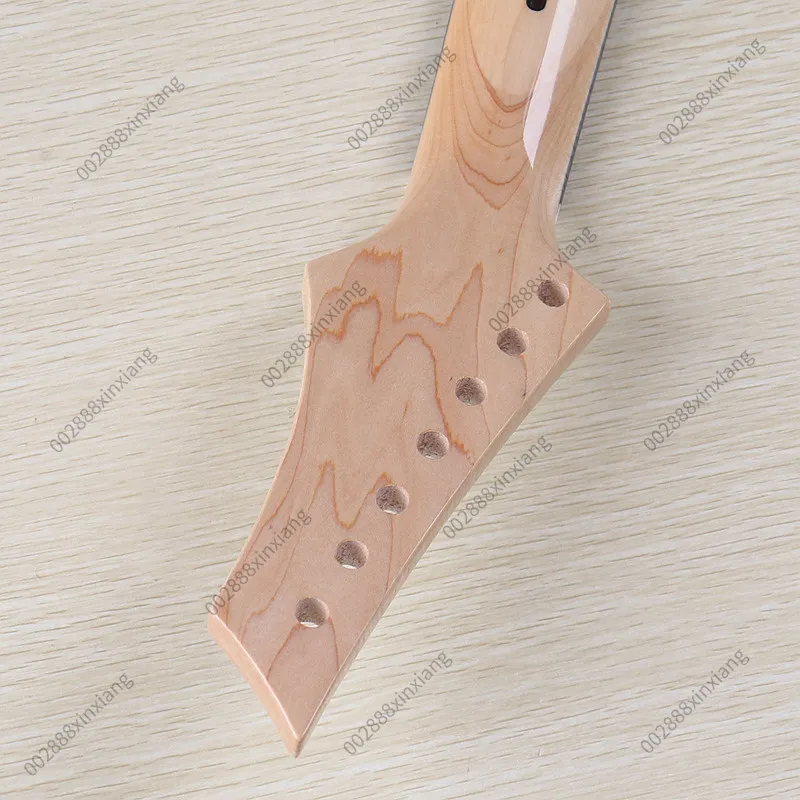 DIY Electric Guitar Backhand Neck Suitable for Left-hand Seven String  24 Pin Guitar Neck Electric Guitar T-shaped Neck