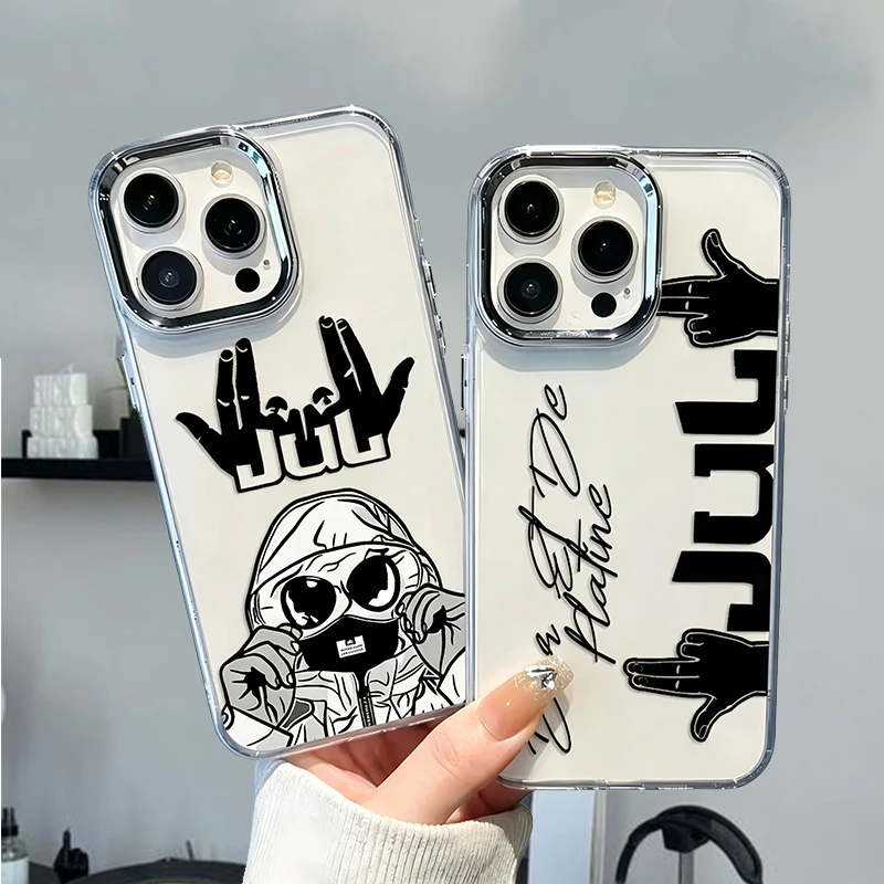 Neue Modische Rapper Jul Hülle für Samsung Galaxy S26 Edge S25 S24 S23 FE S22 Ultra Plus A73 5G A72 4G A71 A57 A55 A56 A51 4G Cover
