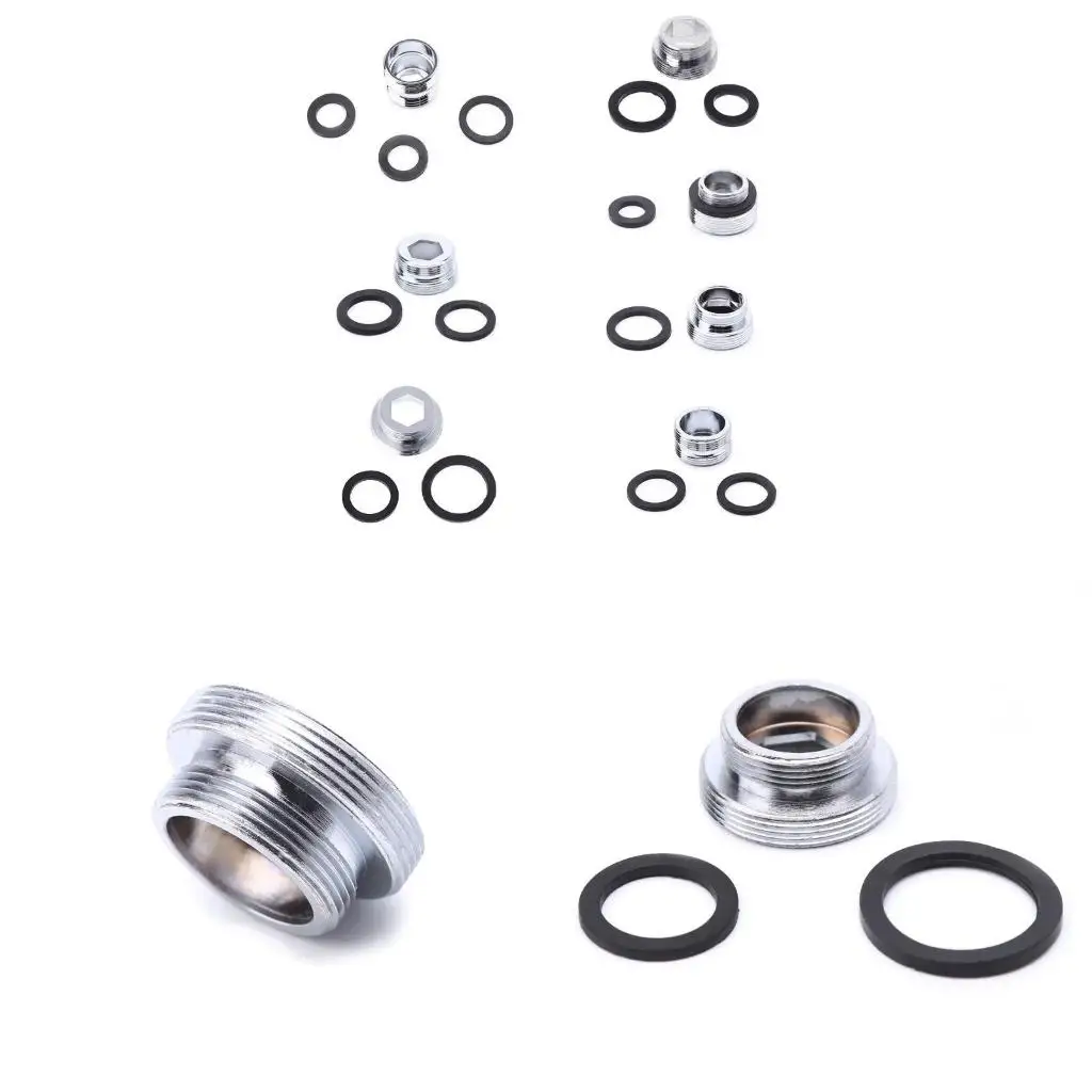 

Solid Metal Adaptor Outside Thread Water Saving Kitchen Faucet Tap Aerator Conne