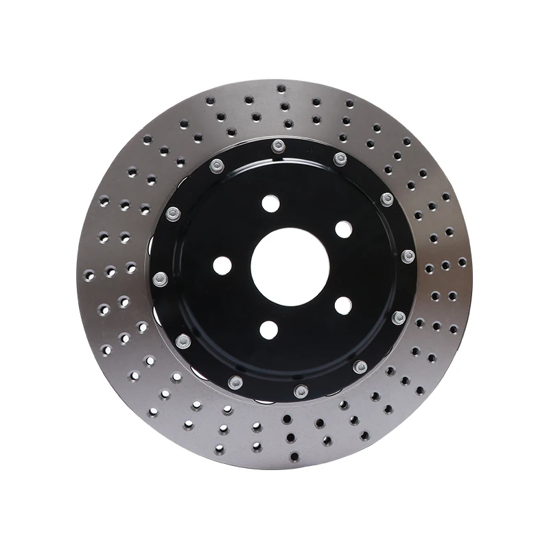 Icooh High Performance upgrade Aluminum Alloy Brake Disc Rotors bracket for front BMW 335i e90