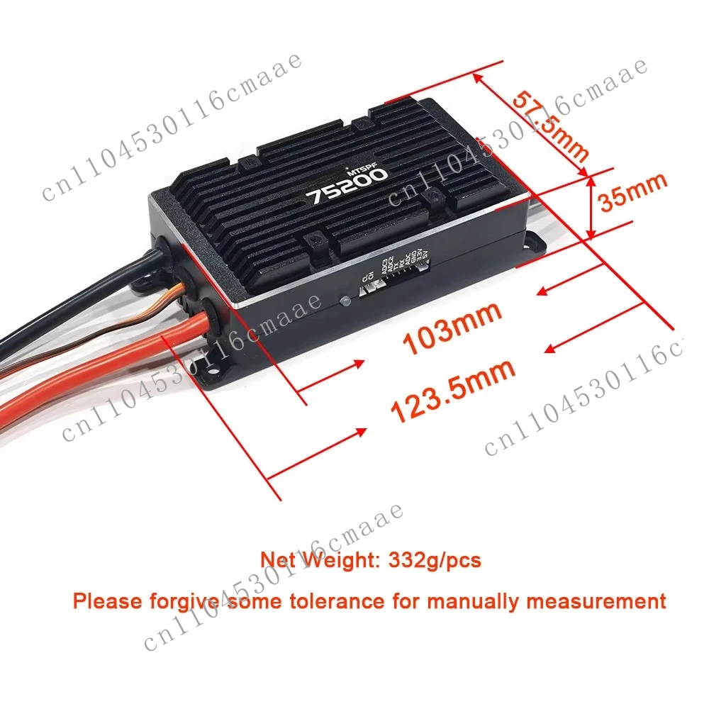 Controlador de Velocidad para Patineta Eléctrica VESC 200A 75200 V75/300 Basado en Dual Dragon con Certificación CE para Mountainboarding y Efoil
