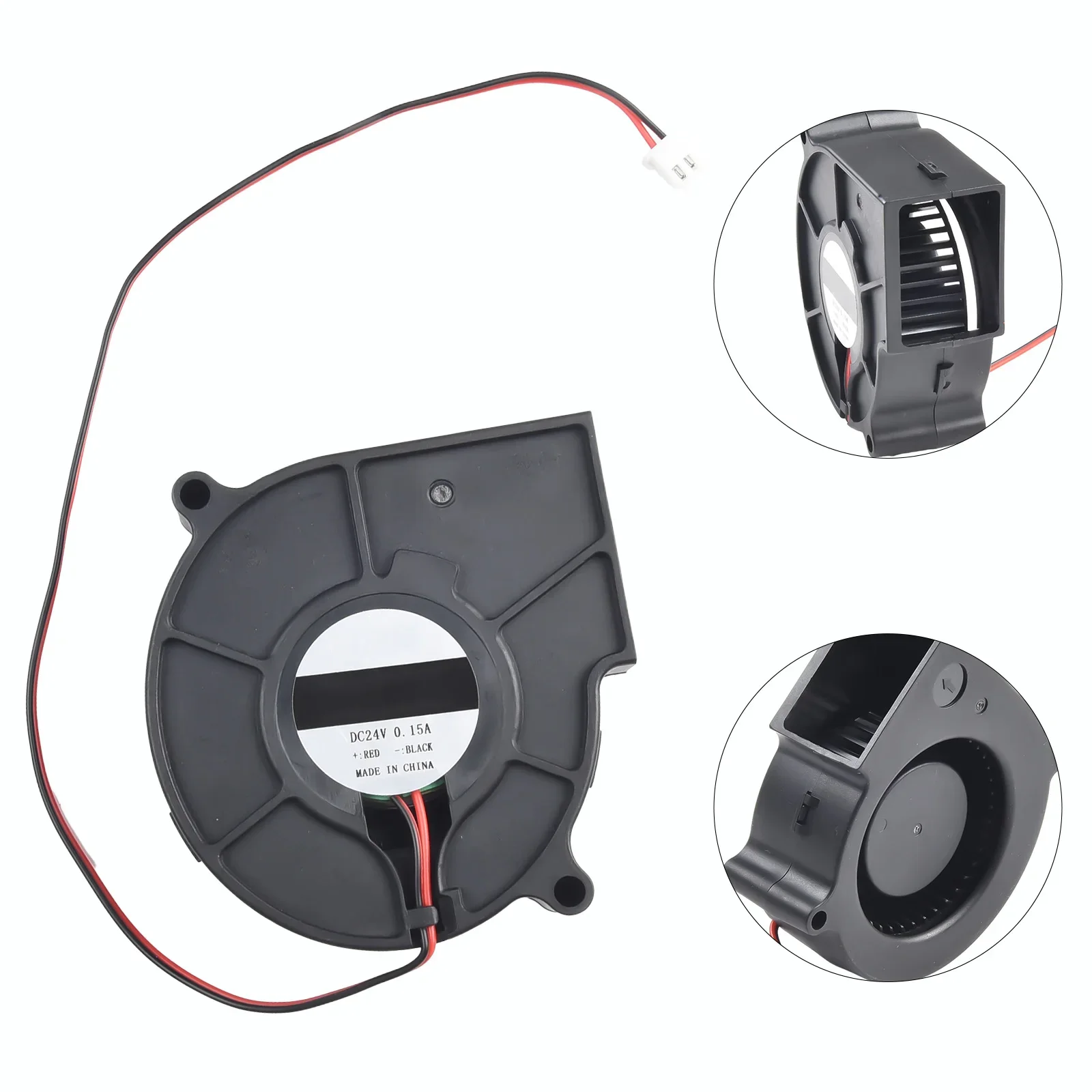 Centrifugal Blower Fan  DC12V24V Oil Bearing  Suitable For DIY Projects  Efficient Cooling Performance 7530 Blower Tool Accessor