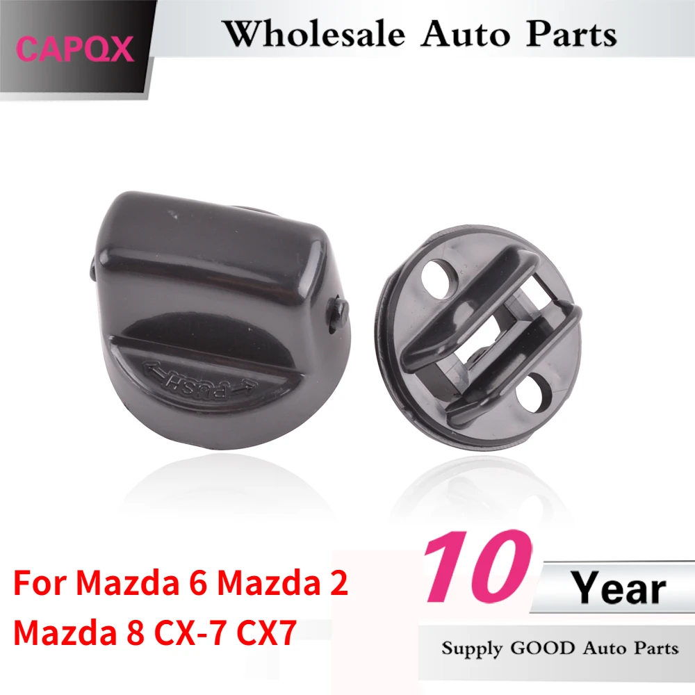 CAPQX For Mazda 6 Mazda 2 Mazda 8 CX-7 CX7 Car Ignition Starter Switch Knob Engine Starter Knob Keyless Ignition Switch Cover