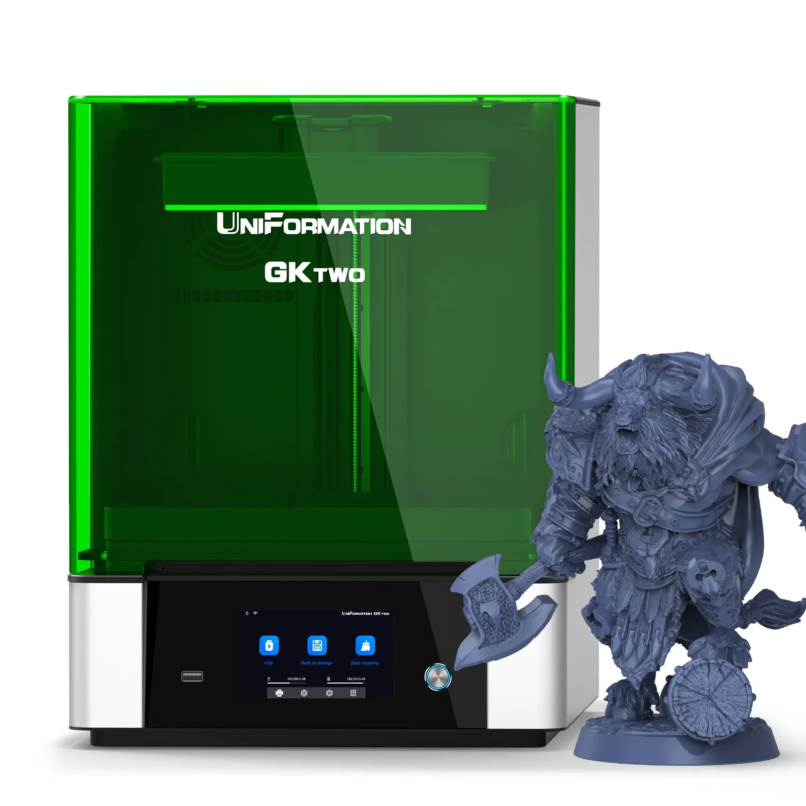 

RESIONE GKtwo 8K 3D Printer UV Resin Photocuring Printing 8K LCD 3D Printer 10.3'' 8K LCD Printing Size 228*128*245mm