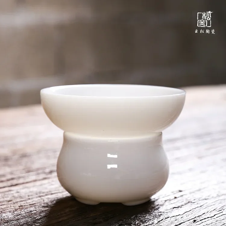Tea Strainer Tea Filter Ceramic Creative Filter Whiteware Filter Screen Cup  Pitcher Tea Set