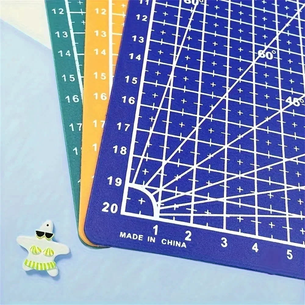 Double-Sided Self-Healing Cutting Mat, Plastic Craft Board, Grade para costura de tecido e Scrapbooking, A4, LK-AA87