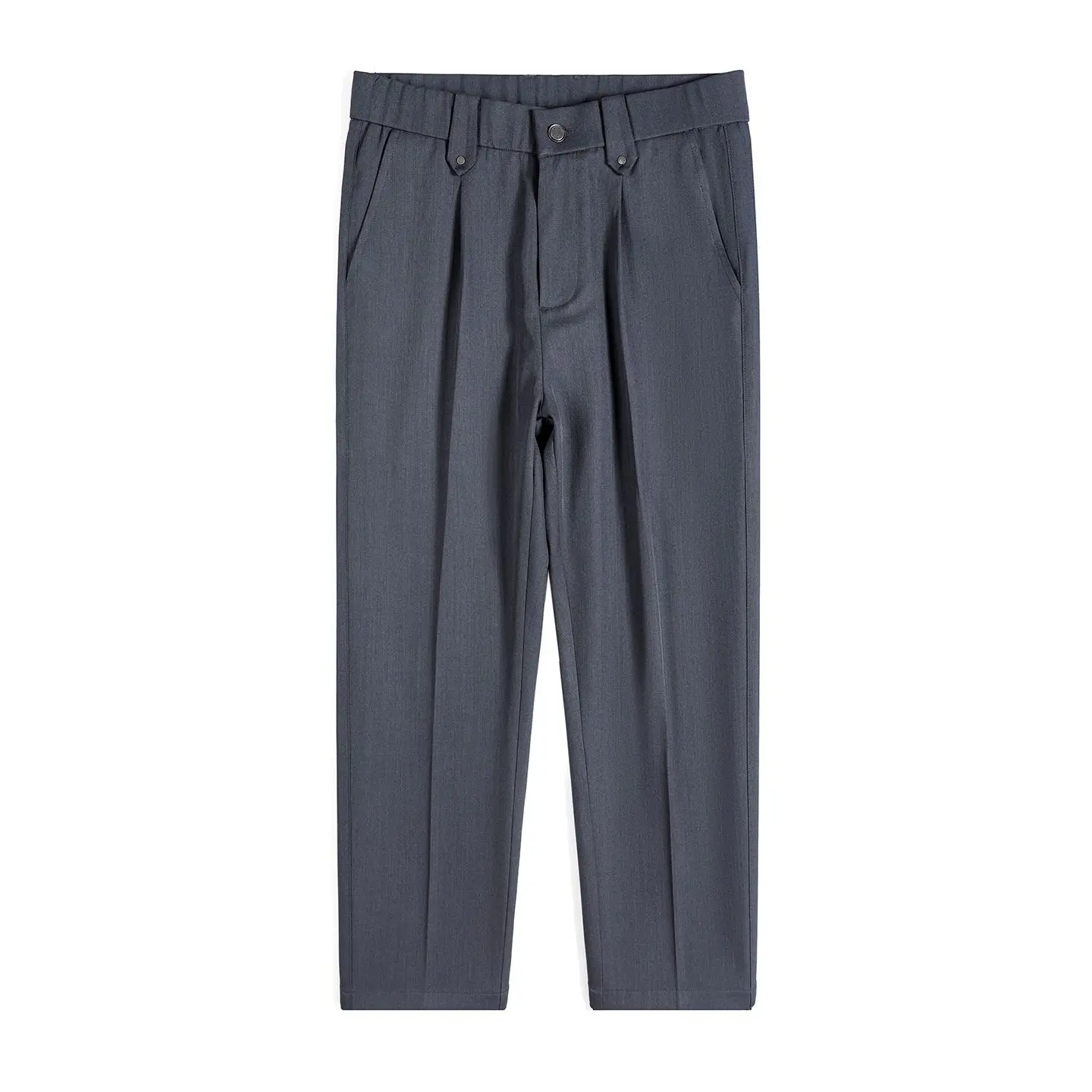Men Dress Casual Suit Pants 2026 Spring Summer Men Classic Business Straight Suit Pants Male Black Khaki Grey Casual Trousers